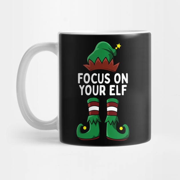 Self Improvement Quote Christmas Funny Elf Pun Motivational by VDK Merch